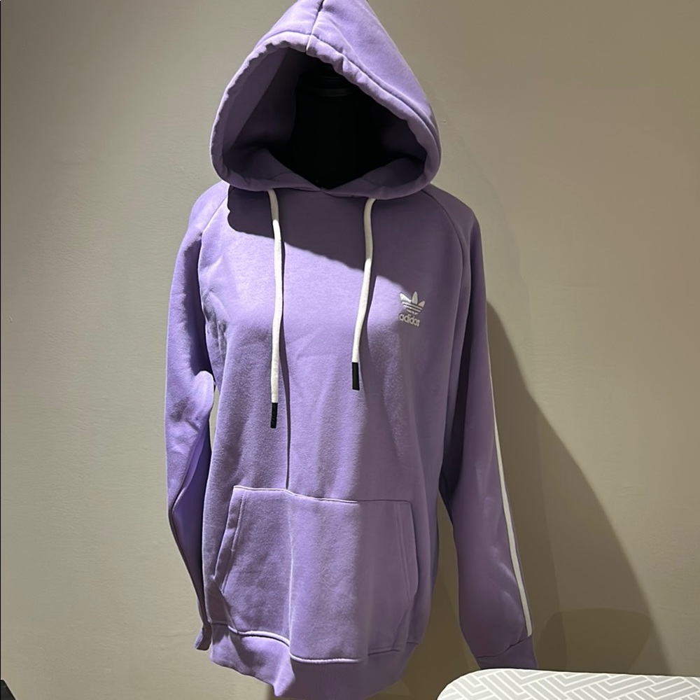 Adidas Women's Purple Hoodie Sweater